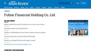 
                            13. Fubon Financial Holding Co. Ltd. - Nikkei Asian Review