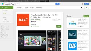 
                            4. fuboTV: Watch Live Sports & TV - Apps on Google Play