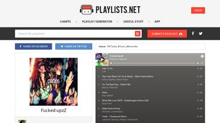 
                            10. Fucked upzZ Spotify Playlist - Playlists.net