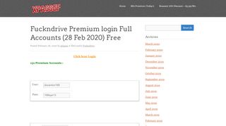 
                            1. Fuckndrive Premium login Full Accounts - xpassgf