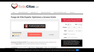 
                            9. Fuego de Vida España: Opiniones 【Acceso GRATIS 2018】 - Citas