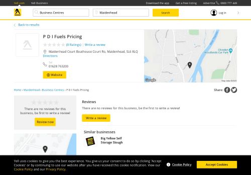 
                            12. Fuels Pricing, Maidenhead | Business Centres - Yell