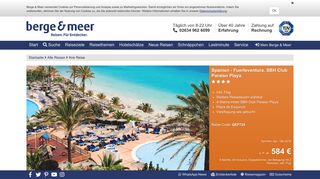 
                            7. Fuerteventura: Hotel SBH Club Paraiso Playa - Berge & Meer