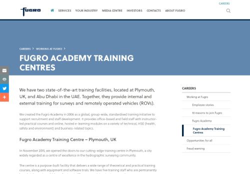 
                            2. Fugro Academy Training Centres | Fugro