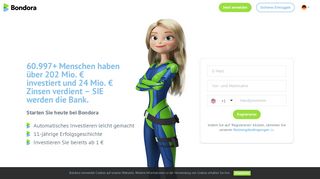 
                            5. Führende P2P-Plattform für Investitionen in Darlehen | Bondora