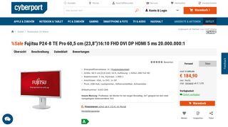 
                            10. Fujitsu P24-8 TE Pro 60,5 cm (23,8