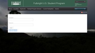 
                            2. Fulbright Student Program - Login