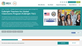 
                            11. Fulbright Teachers for Global Classrooms Program  ...