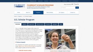 
                            4. Fulbright U.S. Scholar Program | Fulbright Scholar Program