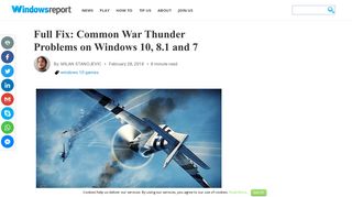 
                            9. Full Fix: Common War Thunder Problems on Windows 10, 8.1 and 7