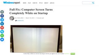 
                            7. Full Fix: Computer Screen Turns Completely White on Startup