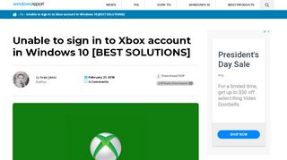 
                            4. Full Fix: Unable to Sign in to Xbox Account in Windows 10