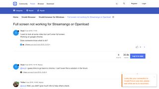 
                            13. Full screen not working for Streamango or Openload | ...