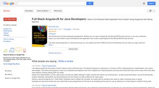 
                            12. Full Stack AngularJS for Java Developers: Build a Full-Featured Web ...