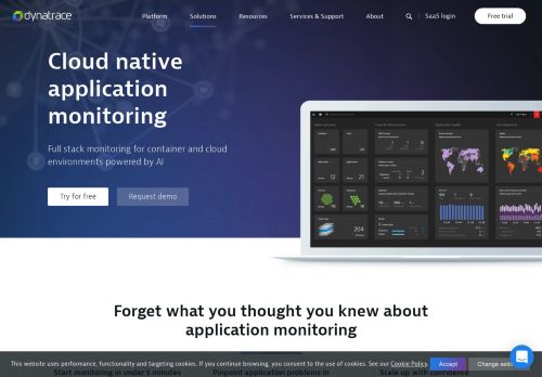 
                            3. Full stack monitoring for cloud native applications | Dynatrace