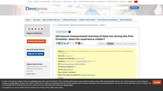 
                            7. [Full text] Ultrasound measurement learning of fetal sex ...