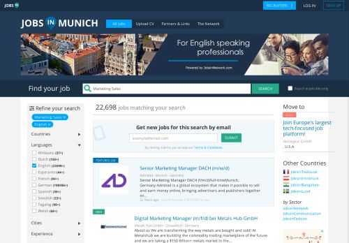 
                            13. Full time - Jobs in Munich - Germany - for English Speaking ...