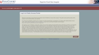 
                            13. FullCourt Enterprise - Login - San Joaquin Superior Court