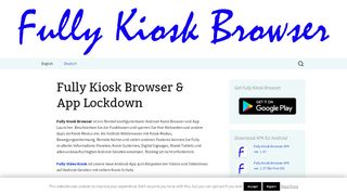 
                            13. Fully Kiosk Browser Lockdown | Android Kiosk Mode App - ozerov.de