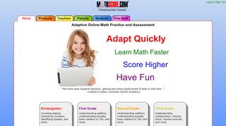 
                            12. Fun Adaptive Math Practice and Math Help from MathScore