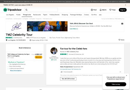 
                            12. Fun tour for the Celeb fans - TMZ Celebrity Tour, Los Angeles ...
