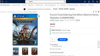 
                            10. Funcom Conan Exiles Day One Edition, Maximum Games, PlayStation ...