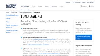 
                            9. Fund dealing | Low cost fund and share dealing from Hargreaves ...