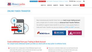 
                            9. Fund Transfer - Best Online Stock Broker in India - Moneypalm