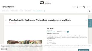 
                            11. Funda de cojín Beckmann Naturaleza muerta con gramófono