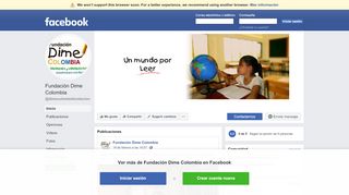 
                            4. Fundación Dime Colombia - Inicio | Facebook