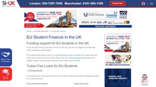 
                            10. Funding for EU Students Studying in the UK - SI-UK