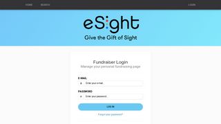 
                            7. Fundraiser Login - eSight