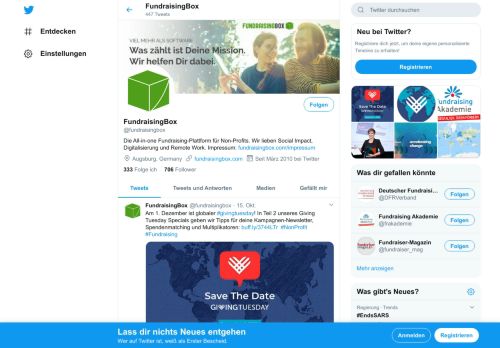 
                            12. FundraisingBox (@fundraisingbox) | Twitter