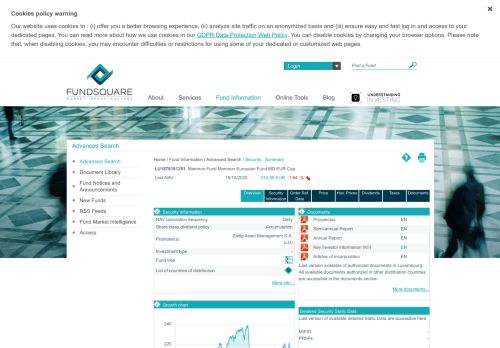 
                            12. Fundsquare market infrastructure - Security : Summary ...