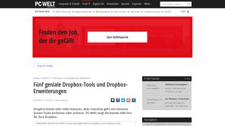 
                            9. Fünf geniale Dropbox-Tools und Dropbox-Erweiterungen - PC-WELT