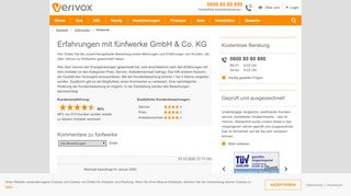 
                            3. fünfwerke: Meinungen, Erfahrungen, Bewertungen - Verivox