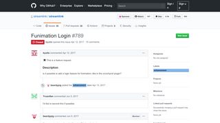 
                            13. Funimation Login · Issue #789 · streamlink/streamlink · GitHub