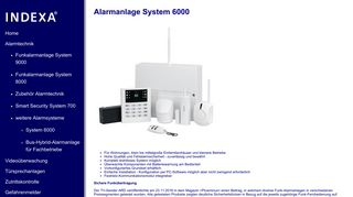 
                            4. Funk-Alarmanlagen: Indexa Funkalarmanlage System 6000 GSM ...