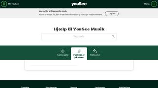 
                            6. Funktioner i YouSee Musik appen - YouSee Kundeservice