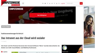 
                            10. Funktionserweiterungen für Bitrix24 : Das Intranet aus der Cloud wird ...