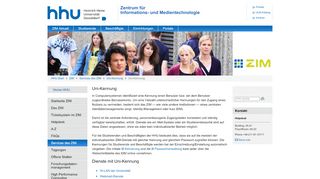 
                            8. Funktionsweise der Uni-Kennung - ZIM - Heinrich-Heine-Universität ...