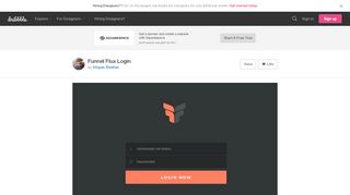 
                            4. Funnel Flux Login by Stoyan Shishev | Dribbble | Dribbble