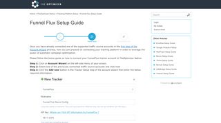 
                            10. Funnel Flux Setup Guide - TheOptimizer - Support Portal