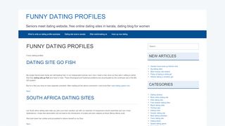 
                            11. Funny dating profiles