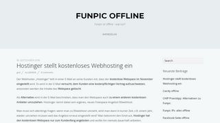 
                            1. Funpic offline – Funpic ist offline – was tun?