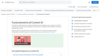 
                            1. Funzionamento di Content ID - Guida di YouTube - Google Support
