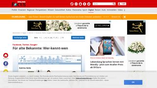 
                            11. Für alte Bekannte: Wer-kennt-wen - FOCUS Online