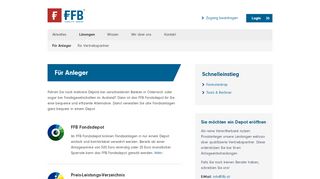 
                            5. Für Anleger - FFB