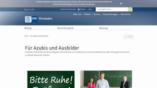 
                            10. Für Azubis und Ausbilder - IHK Wiesbaden