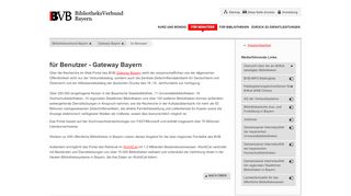 
                            2. Für Benutzer - Bibliotheksverbund Bayern